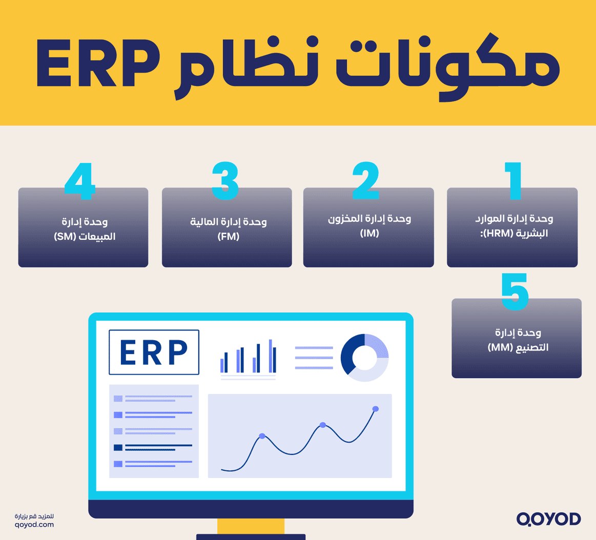 مكونات نظام ERP